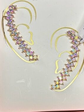 Earrings with Cuff